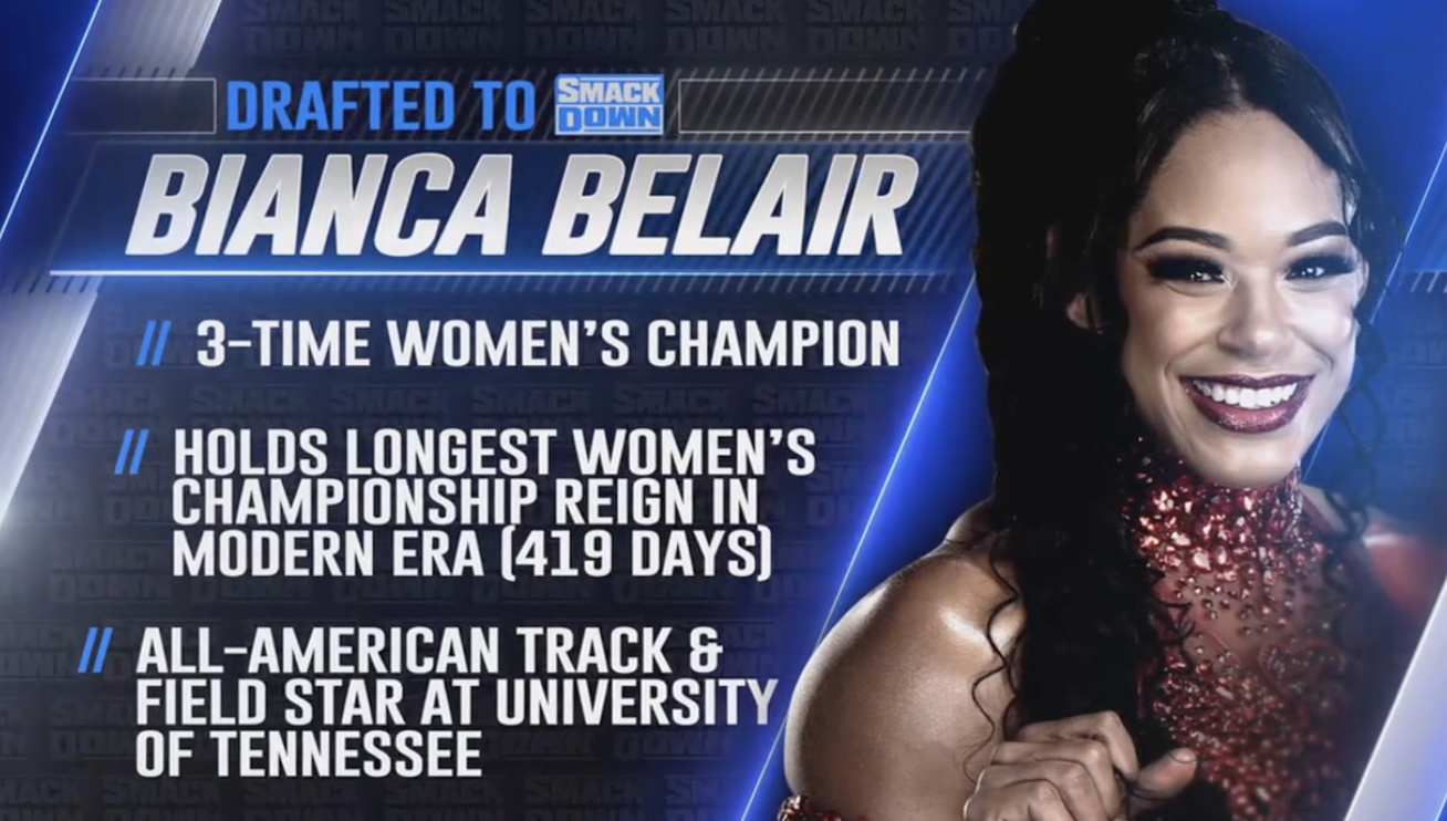 Bianca Belair gets top spot, Roman Reigns pulls out, and more first round picks in 2024 WWE Draft